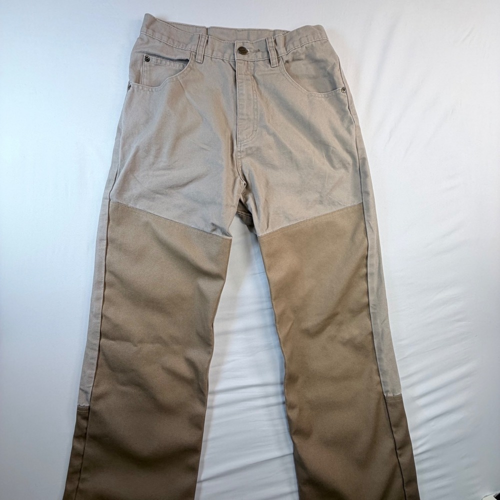 Canvas Work Pants 30x30 Double Knee Utility Carpenter Khaki Heavy Duty Scheels